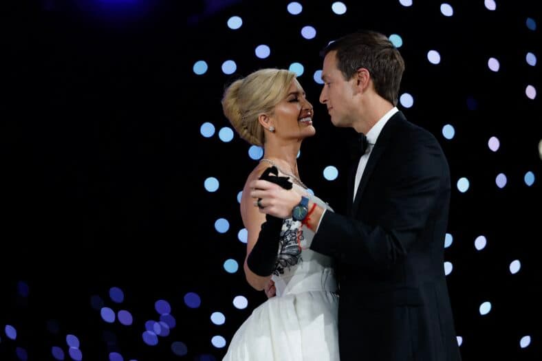 Ivanka Trump and Jared Kushner on the dance floor
