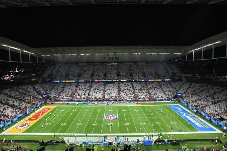 NFL Field for Los Angeles Chargers V Kansas City Chiefs