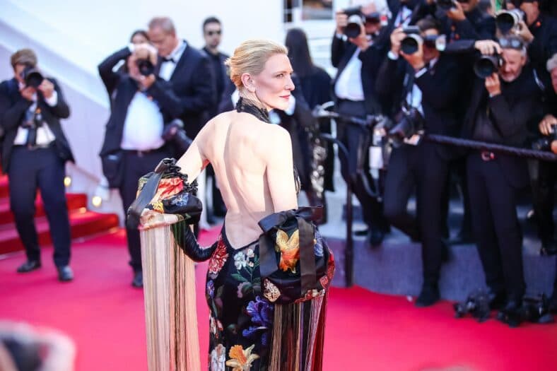 Cate Blanchett attends the red carpet of ''Garance'' at the 79th Cannes Film Festival.