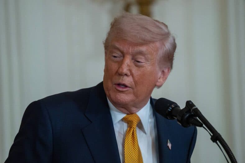 Donald Trump at a Mother's Day Event With First Lady And President