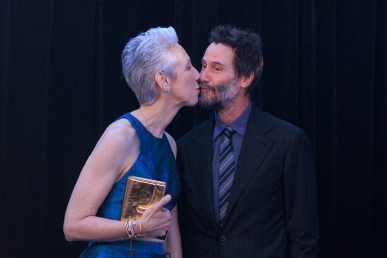 Alexandra Grant and Keanu Reeves at the MOCA Gala 2026