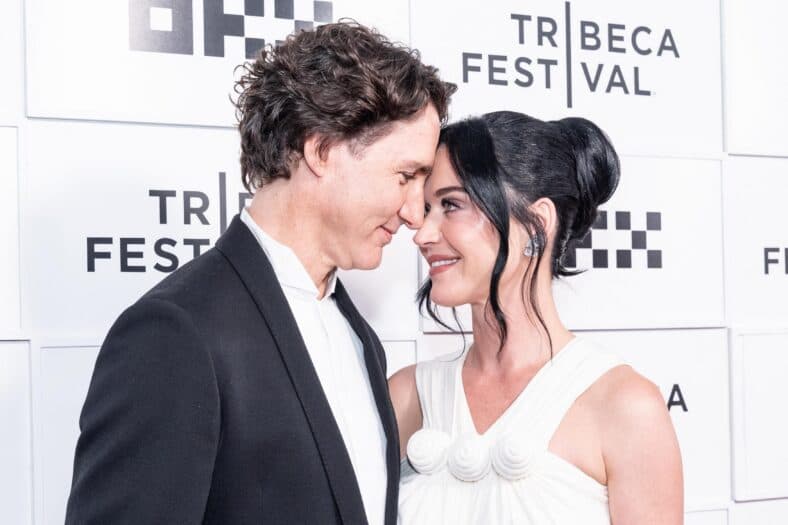 Justin Trudeau and Katy Perry at Tribeca Festival