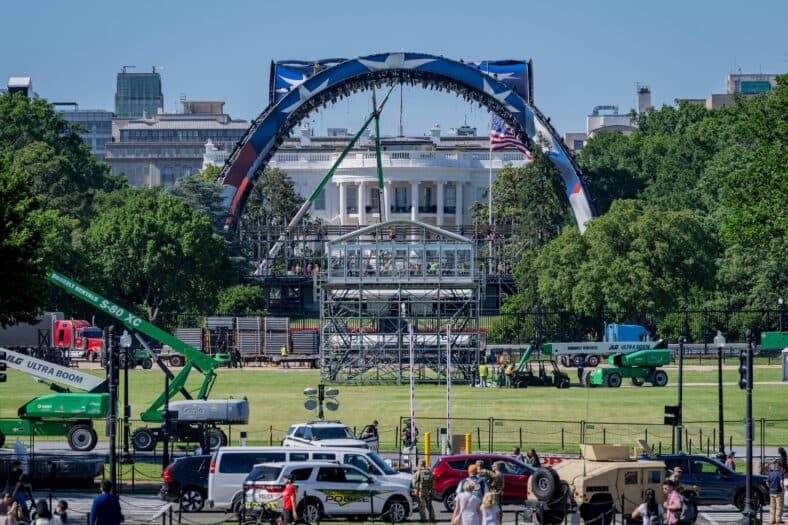 UFC Freedom 250 Preparations at White House