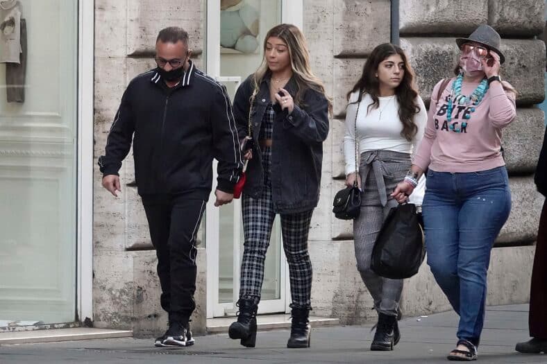 Milania giudice with Joe and Family 