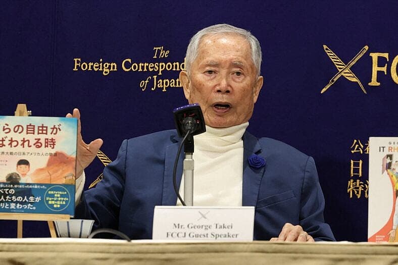 Star Trek's George Takei Promotes His Book In Tokyo