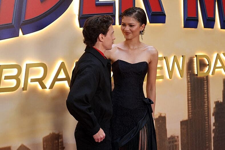Tom Holland and Zendaya present the film 'Spider-Man: Brand New Day' in Madrid