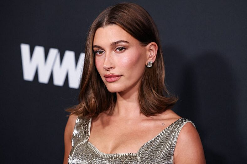 Hailey Bieber at 2026 WWD Style Awards, Golden Globes