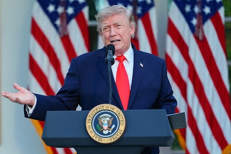 Trump Hosts A Rose Garden Club Dinner With American Farmers