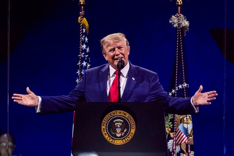 Trump Speaks At Salute To America 250 Celebration On The National Mall