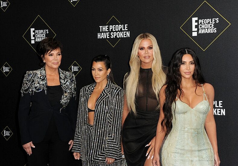 Kris Jenner and daughters. 