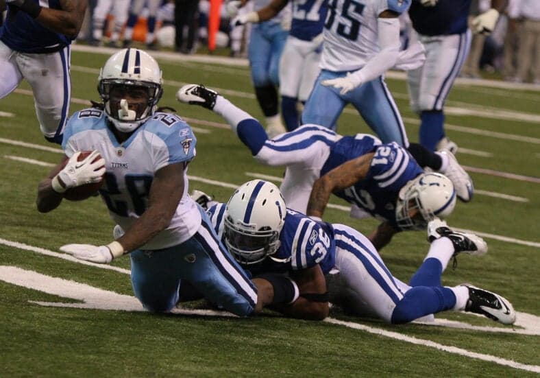 Chris Johnson, running back do Tennessee Titans
