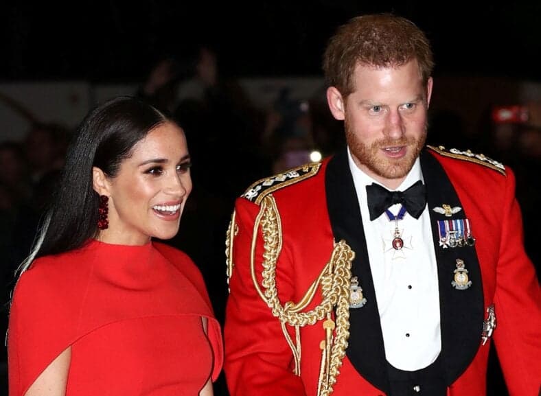Harry and Meghan attend the Mountbatten Festival of Music