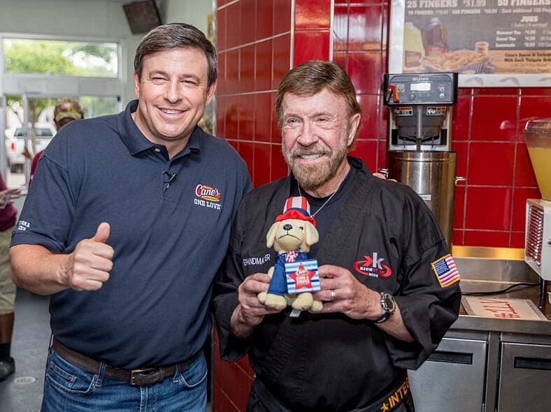 Todd Graves and Chuck Norris