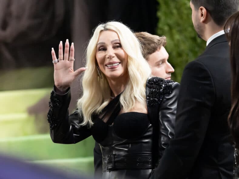 Cher at the 2026 MET Costume Gala-Outside 