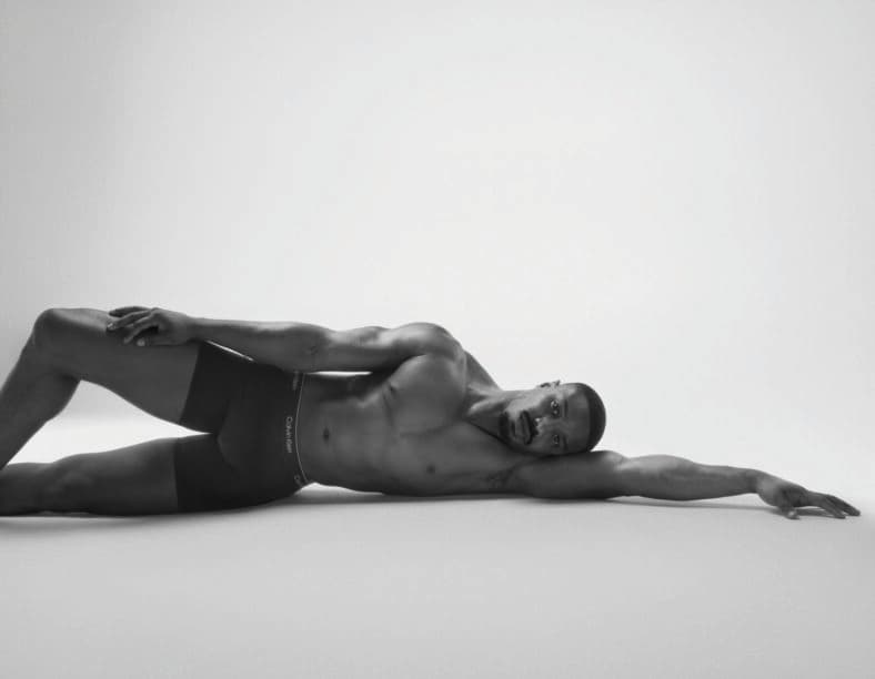 Michael B. Jordan modelling Calvin Klein