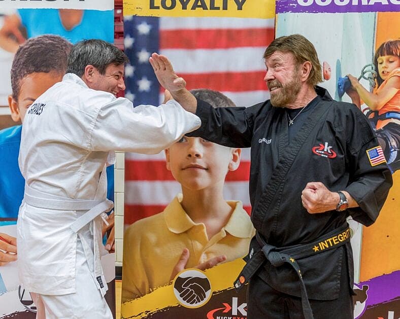 Chuck Norris and Todd Graves