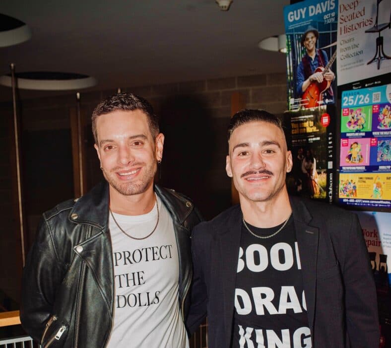 Damian and Chris at Vancouver Queer Film Fest