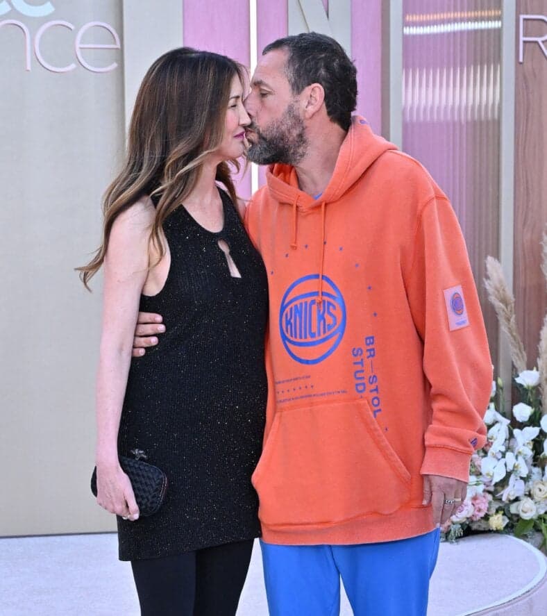 Jackie and Adam Sandler