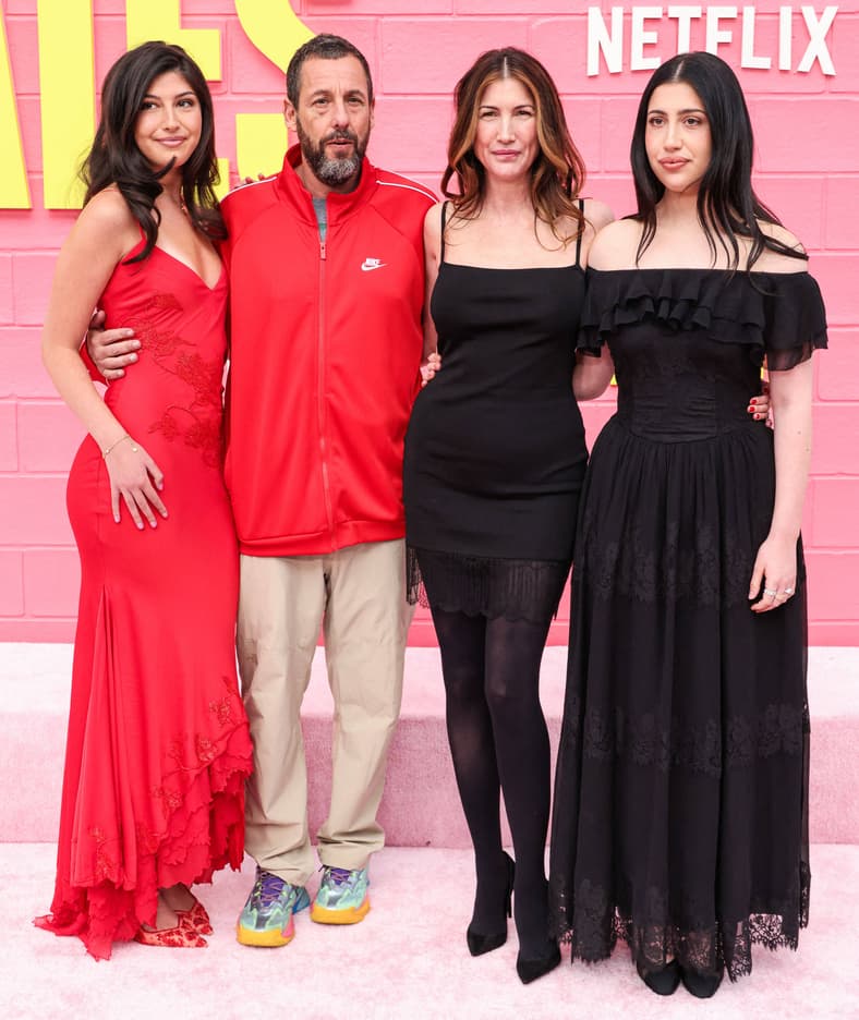 The Sandler Family at Los Angeles Premiere Of Netflix's 'Roommates'