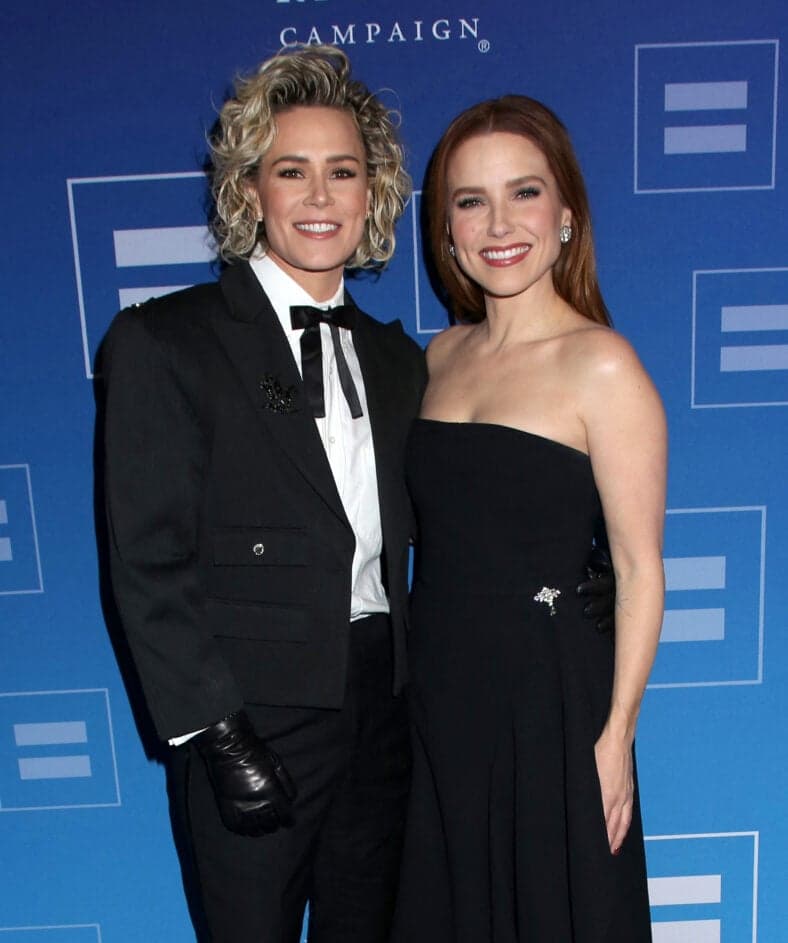 Ashlyn Harris and Sophia Bush at Human Rights Campaign 2025 Greater New York Dinner