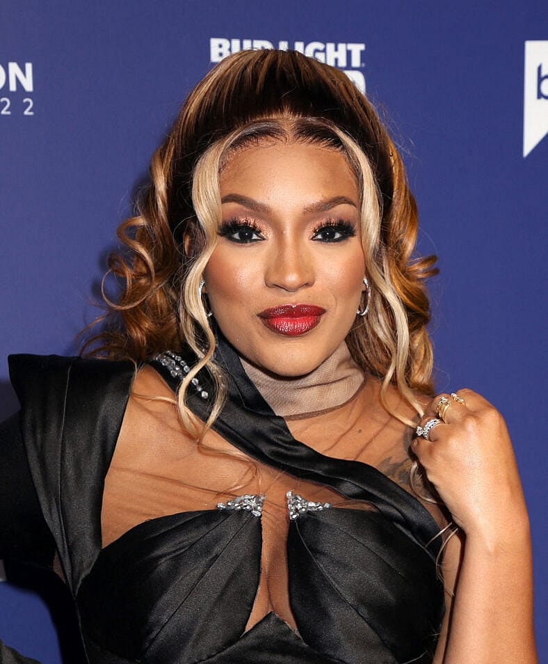 Drew Sidora at Andy's Legends Ball Red Carpet at BravoCon