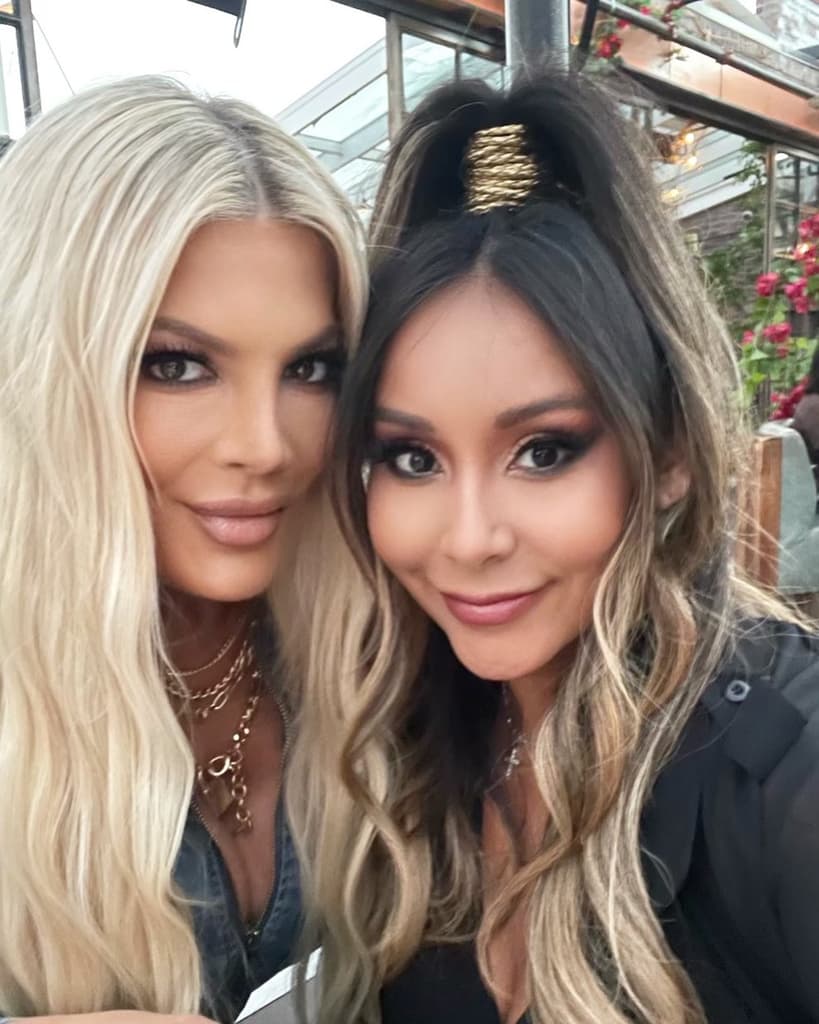 Tori Spelling with Snooki
