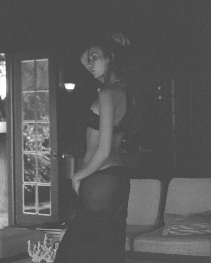 Hana Cross posing for the camera.