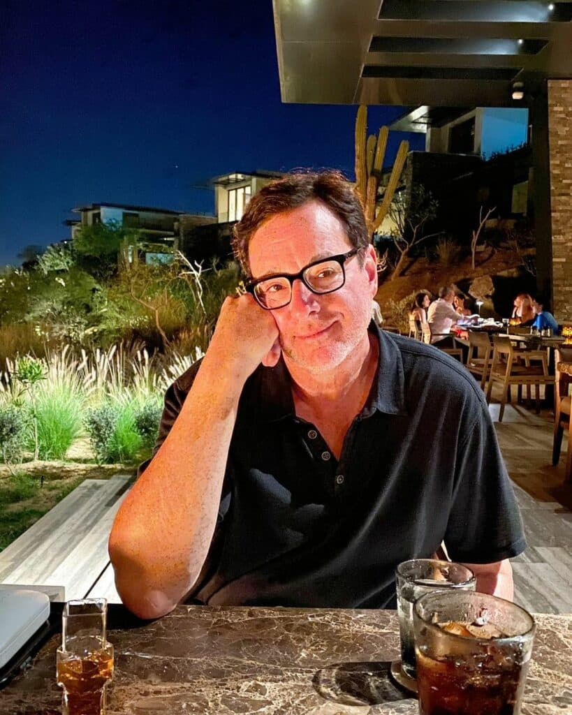 Bob Saget smiling.