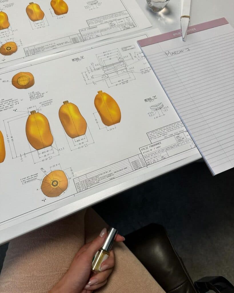 Kylie Jenner teases a new product.