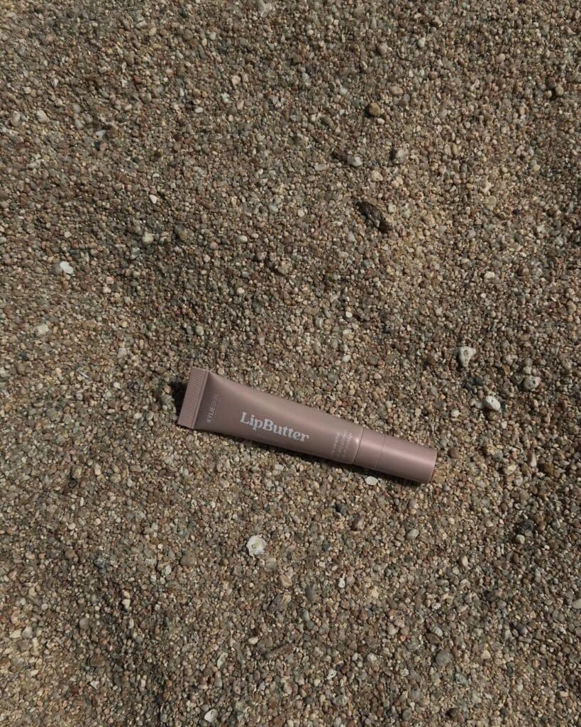 Kylie Jenner's new lip balm on the floor.