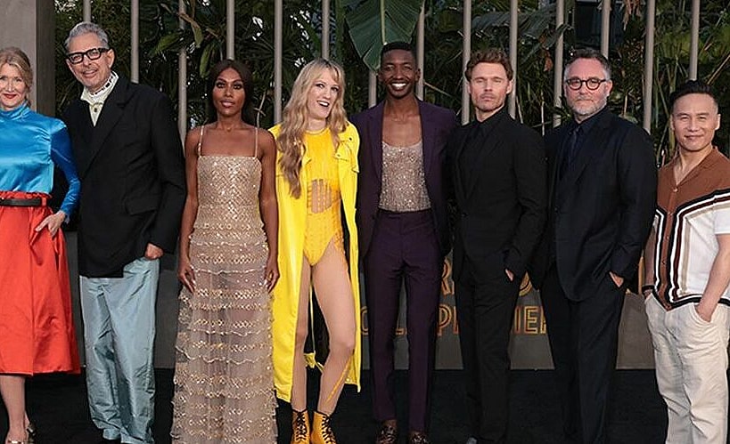 The cast of Jurassic World: Dominion at the LA premiere