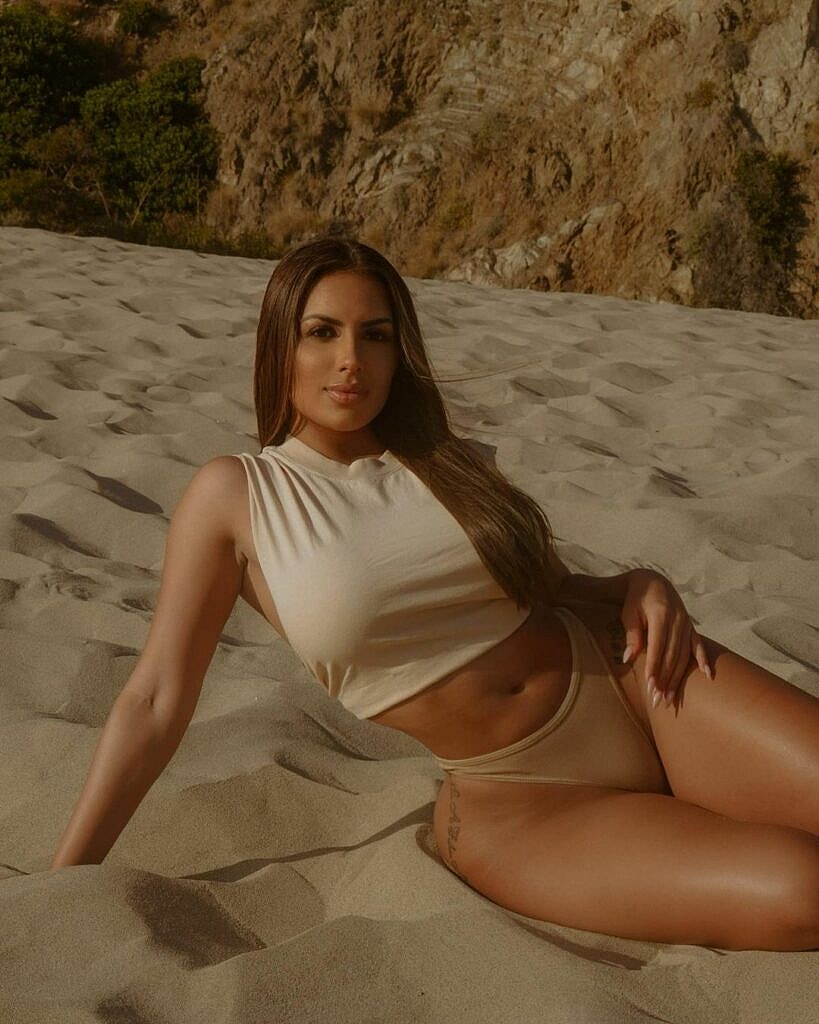 Chaney Jones posing for the camera.