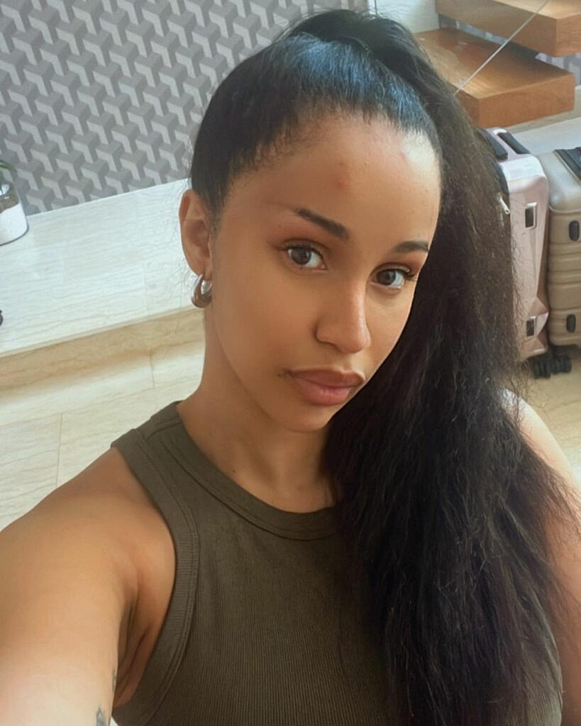 Cardi B just got a face tattoo