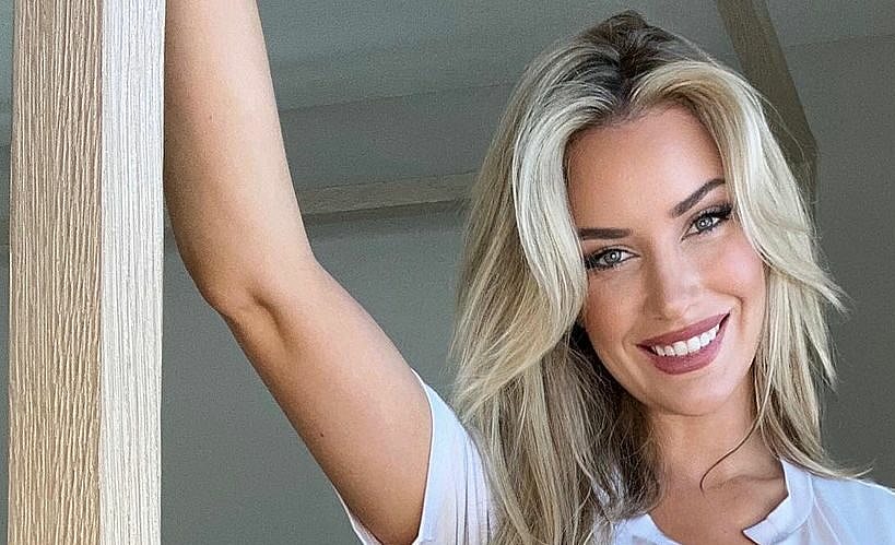 Paige Spiranac posing for the camera.