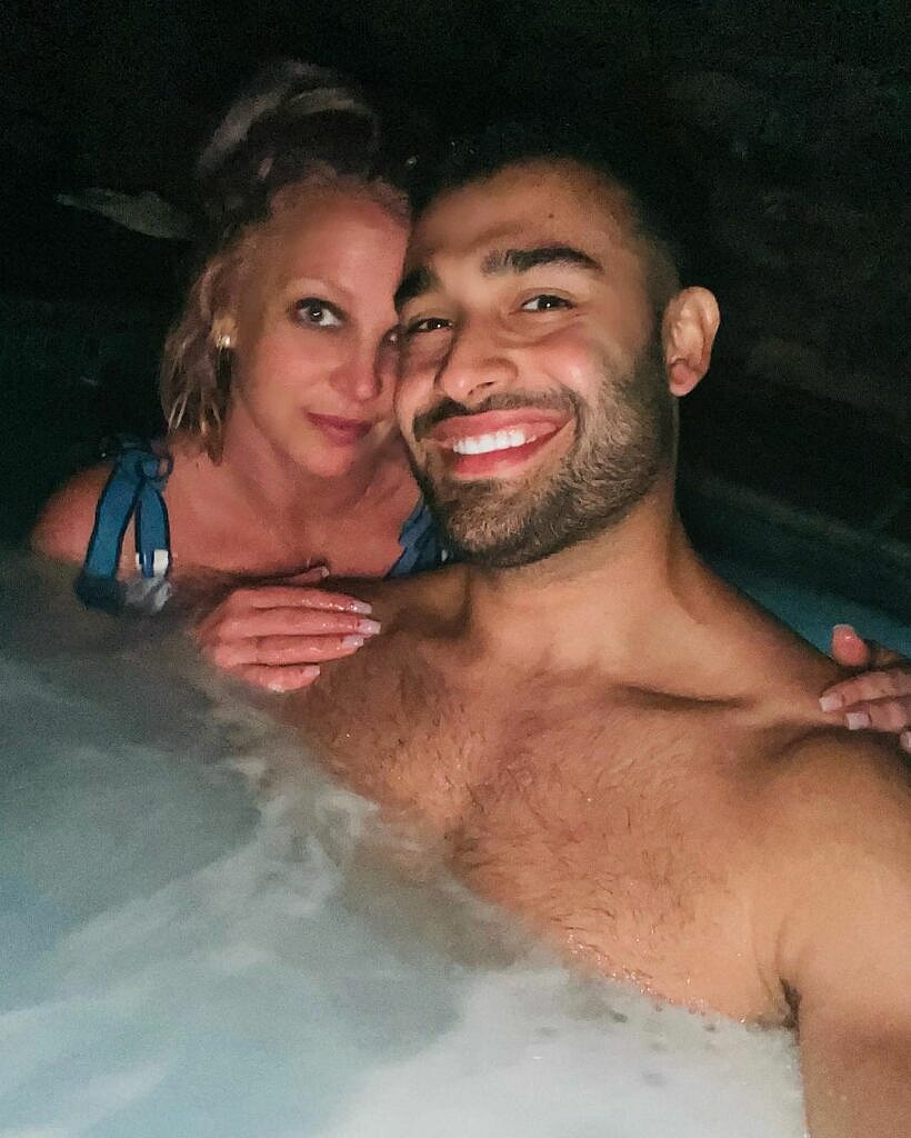 Britney Spears and Sam Asghari in Maui