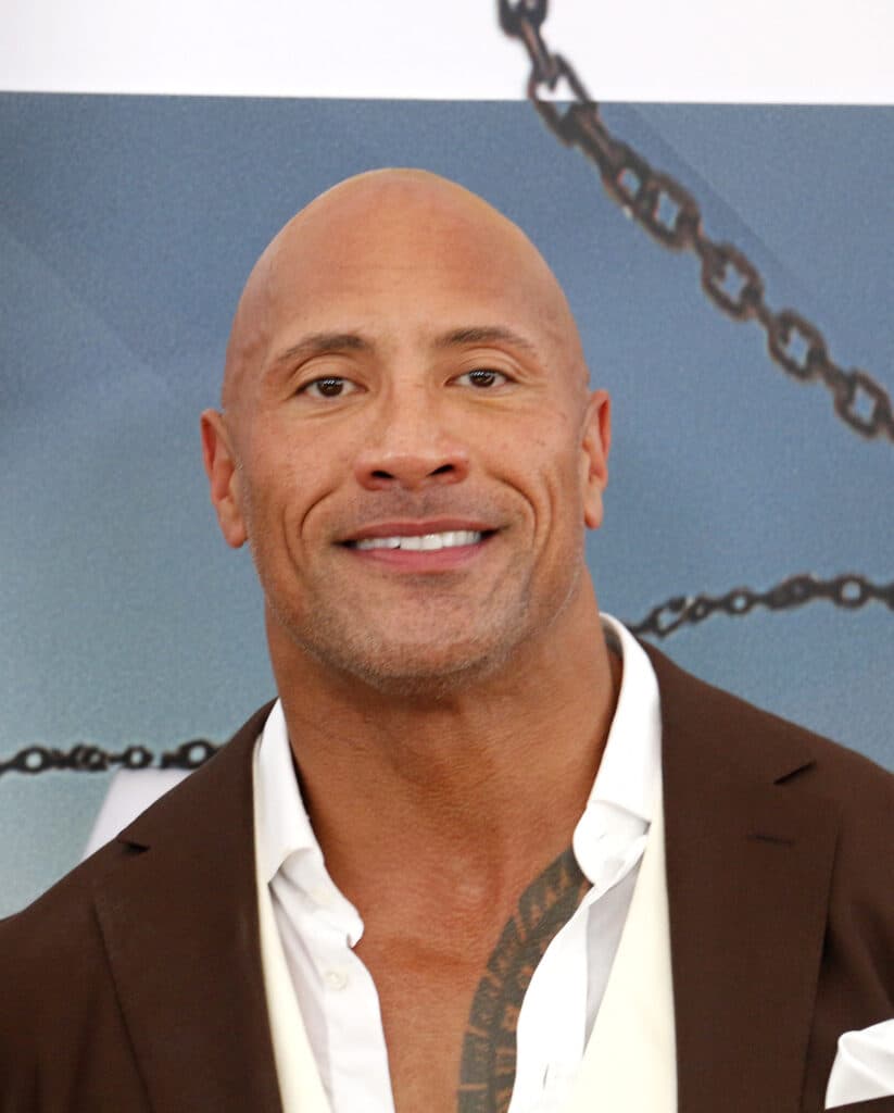 Dwayne Johnson at Los Angeles premiere of 'Fast & Furious Presents: Hobbs & Shaw'