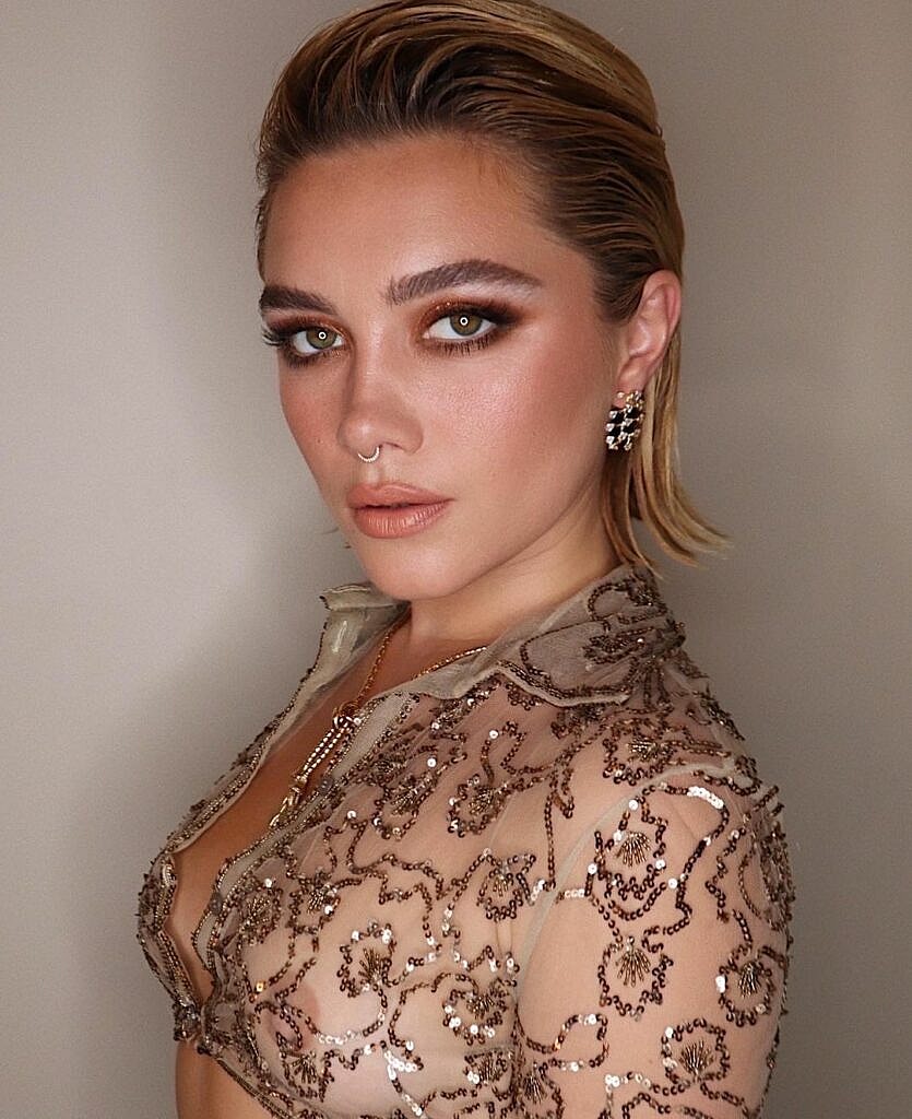 Florence Pugh Stands By Sheer Valentino Gown On Red Carpet Florence Pugh Stands By Sheer Valentino Gown On Red Carpet