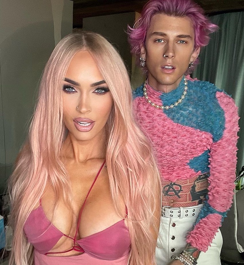 Megan Fox & MGK give off Barbie vibes in pink