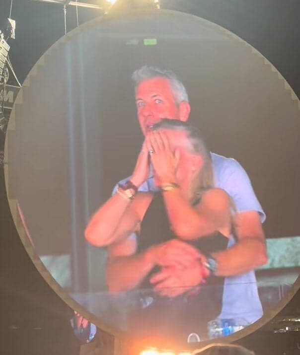 CEO of Astronomer and his HR Chief at Coldplay concert