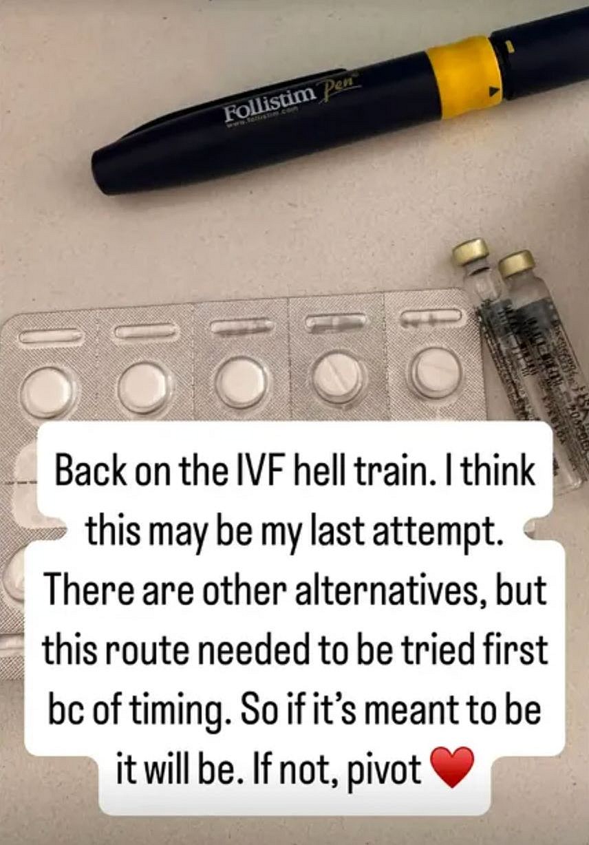 Chrishell Stause talks IVF treatment