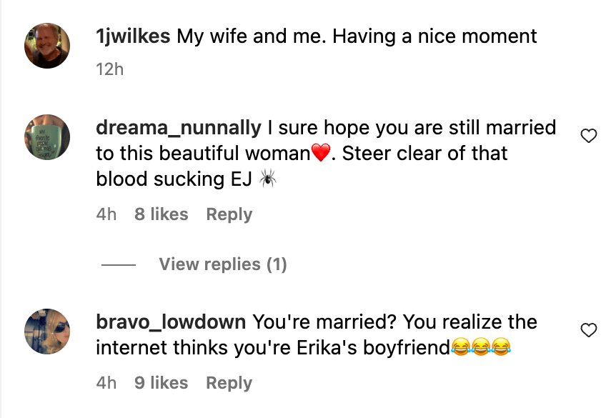 Erika Jayne's Rumored Senior Citizen Boyfriend Reveals Hot, Young Wife