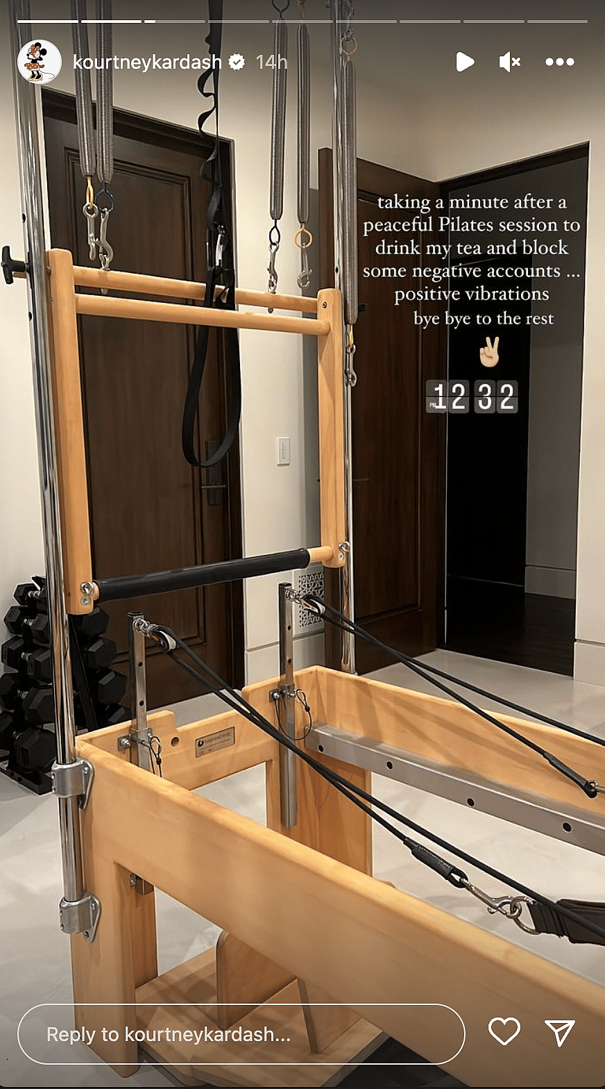 Kourtney Kardashian talks positive energy during pregnancy