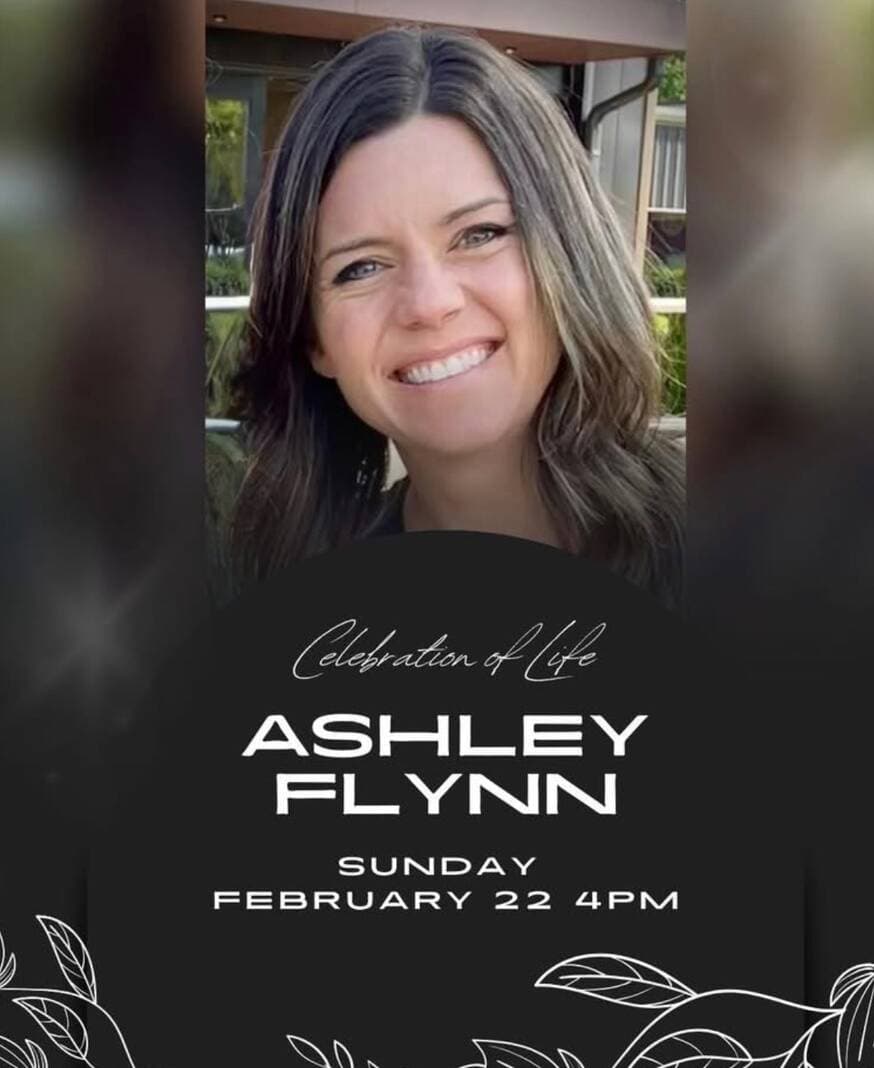 Ashley Flynn memorial promo graphic
