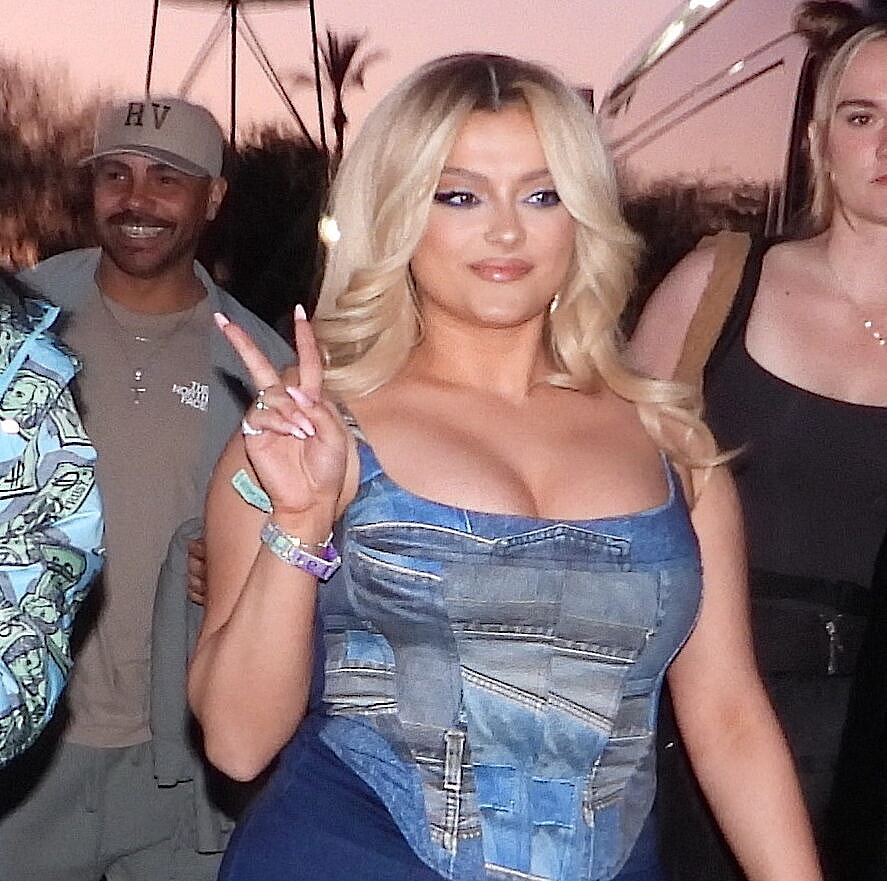 Celebrities arrive at Coachella to see the Bad Bunny show