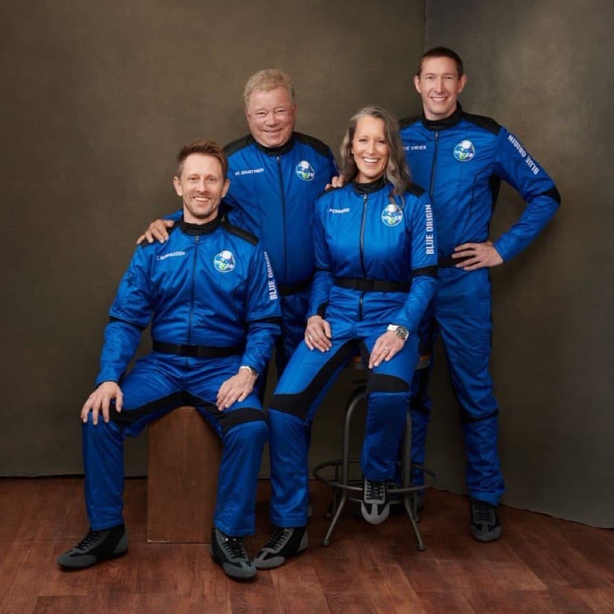 William Shatner on Blue Origin flight