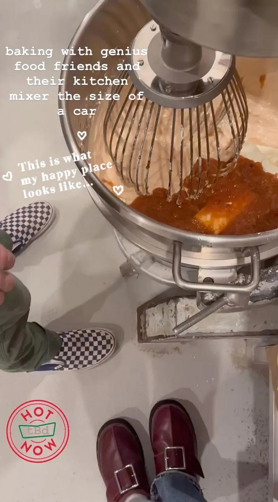 Blake Lively showing off mixer