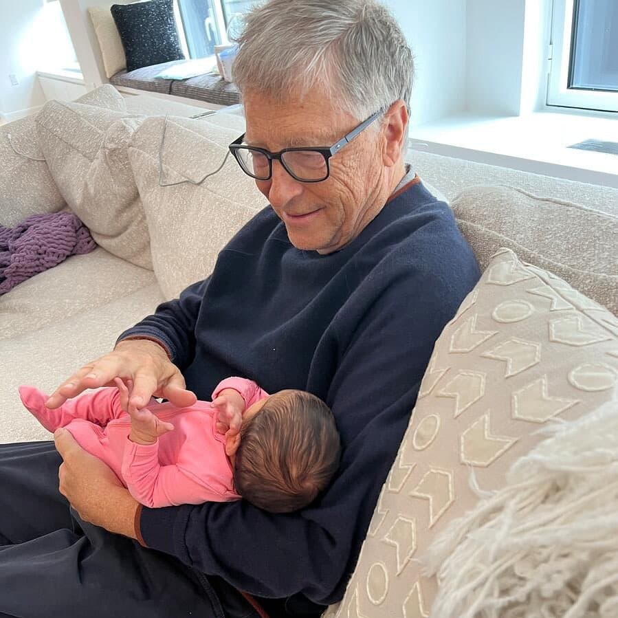 Bill And Melinda Gates Dote On Newborn Granddaughter
