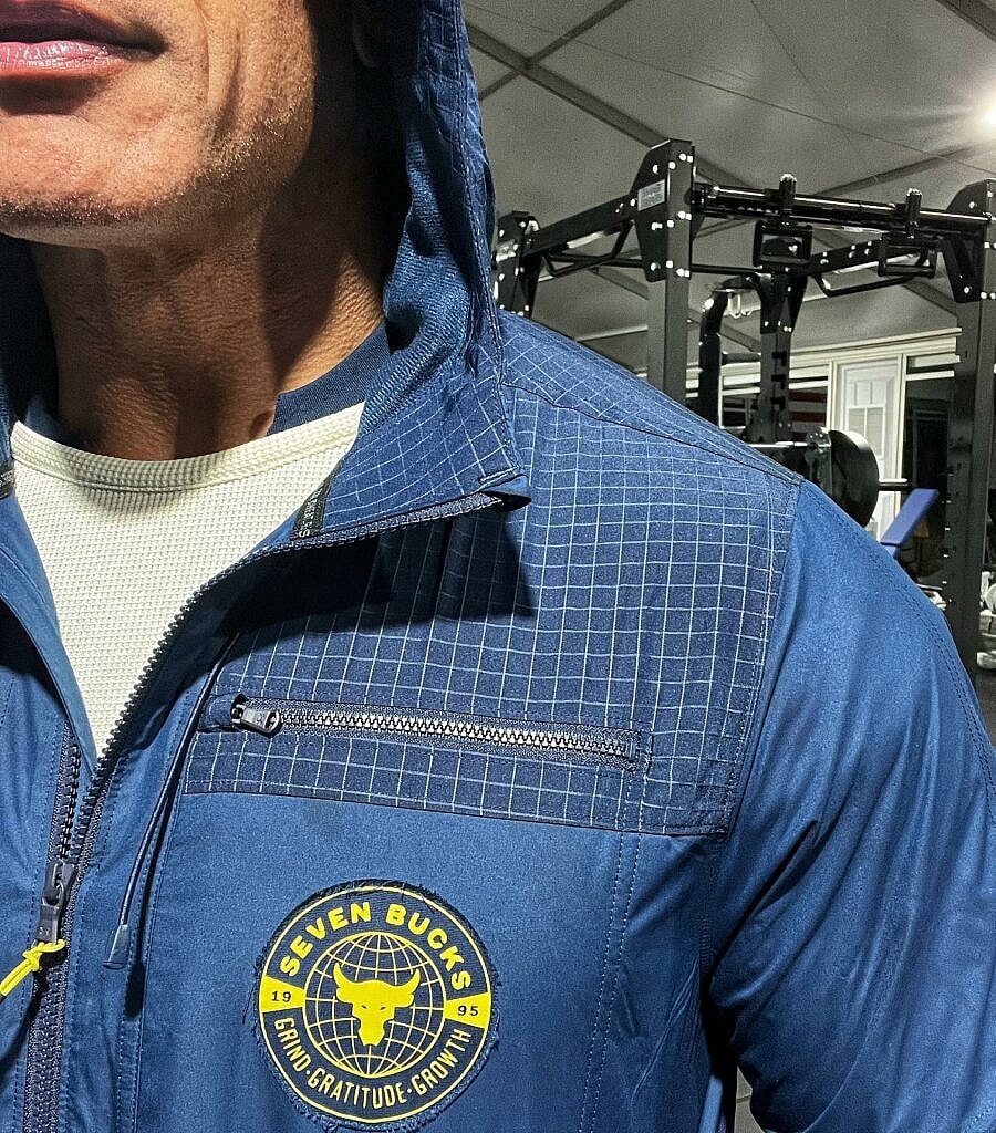 Dwayne Johnson in the gym