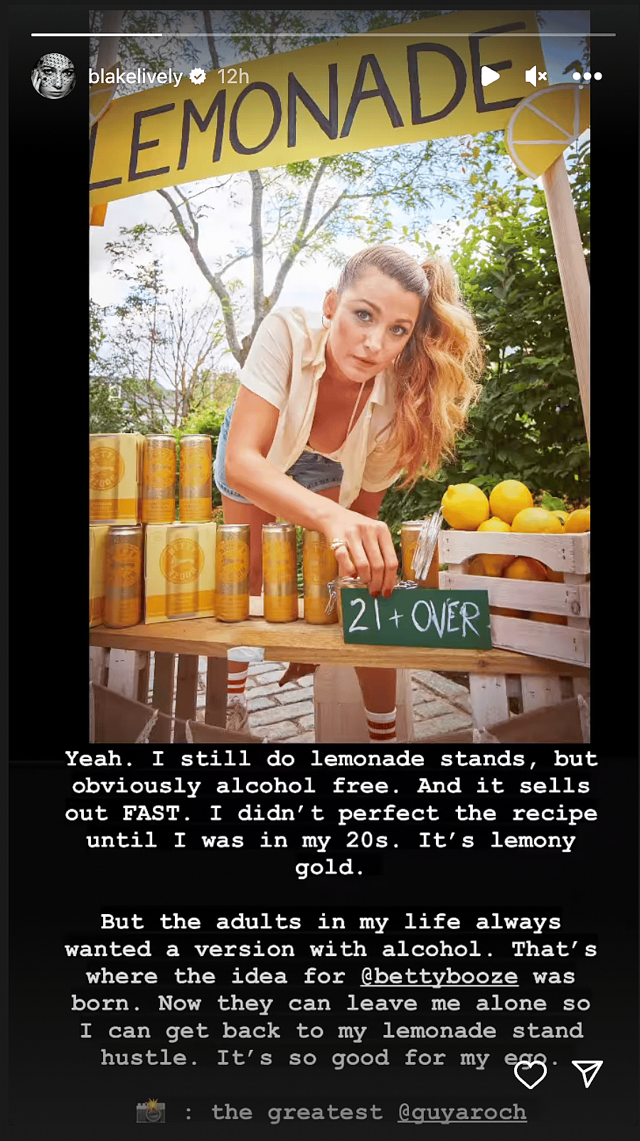 Blake Lively responds to criticism of alcohol line