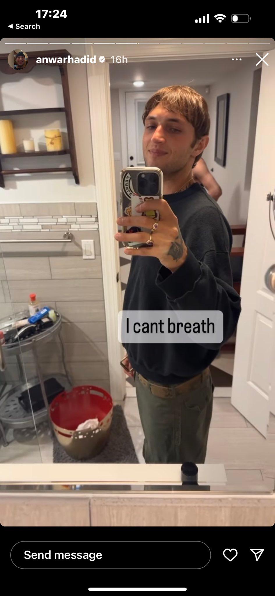 Anwar Hadid reacts to ex Dua Lipa's new relationship
